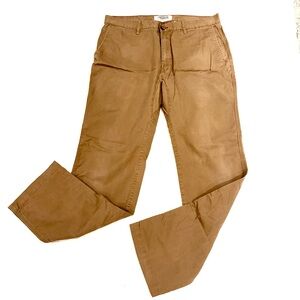 Mountain Khakis Tan Chinos Durable Workwear Style Jackson Tailored Slim Fit